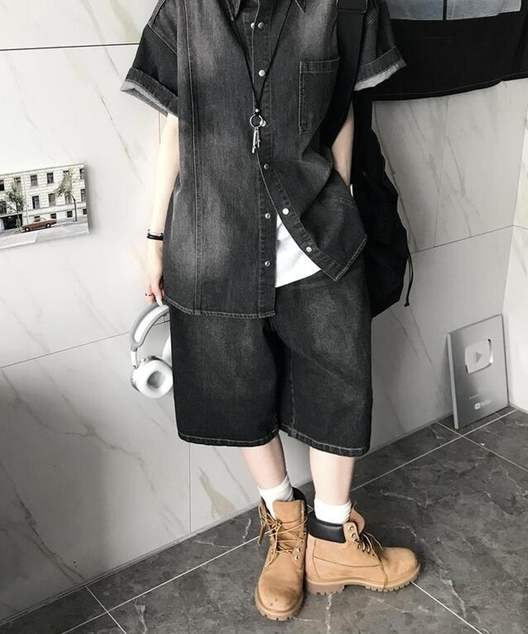 オードウォッシングパンツ BLACK DENIM