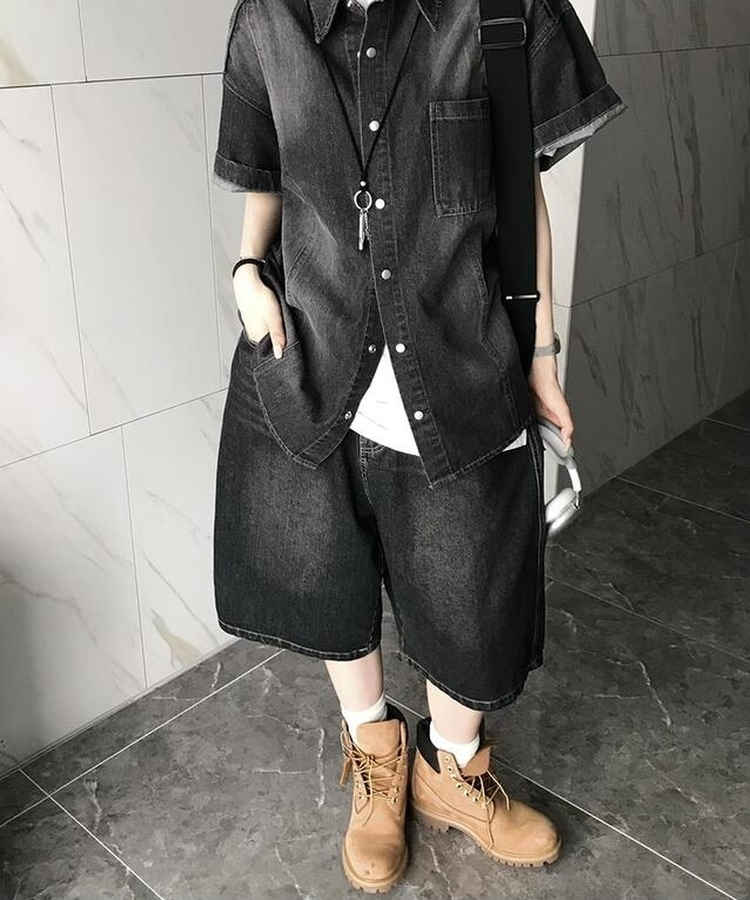 オードウォッシングパンツ BLACK DENIM