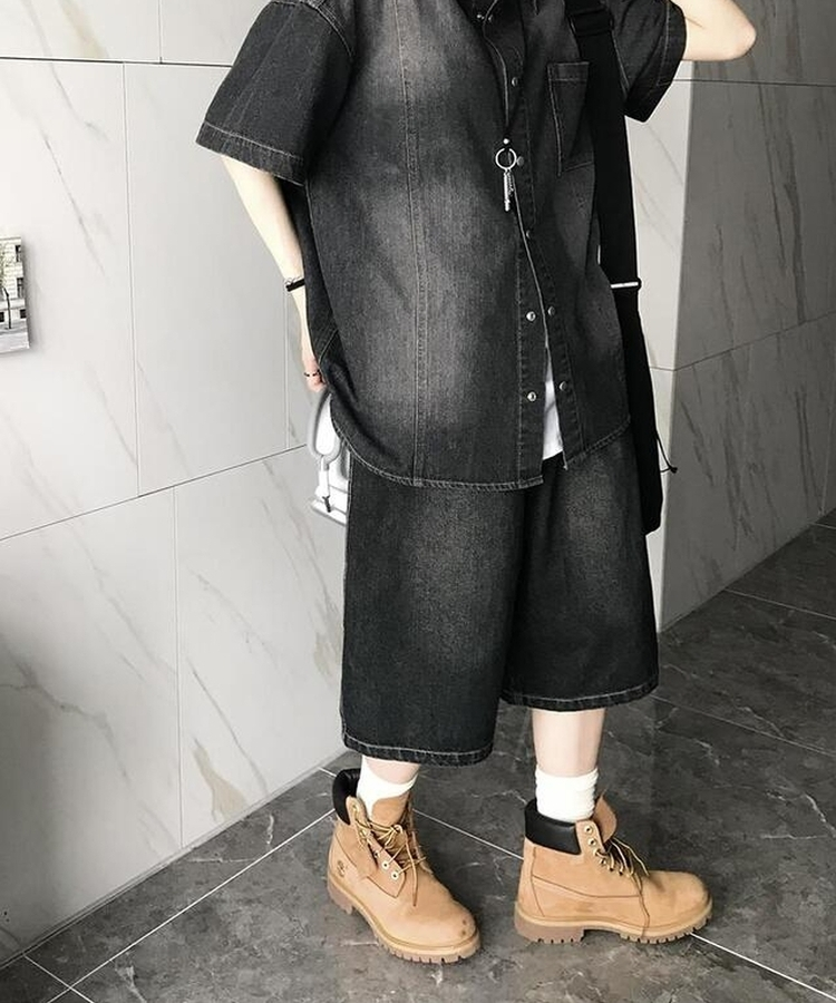 オードウォッシングパンツ BLACK DENIM