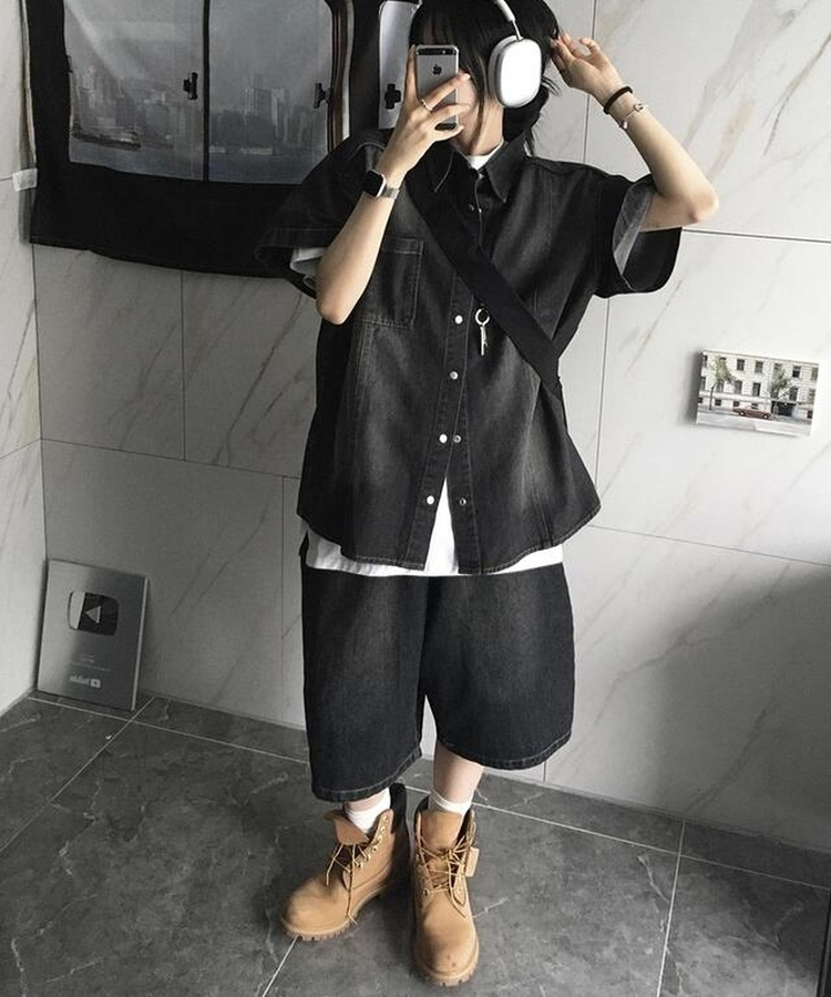 オードウォッシングパンツ BLACK DENIM