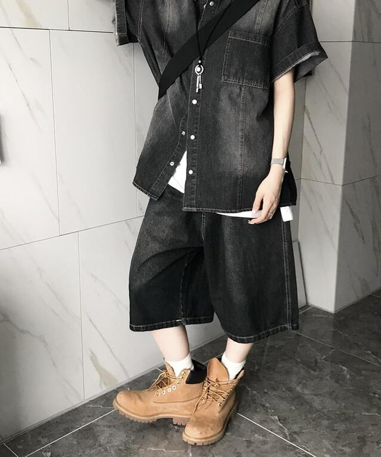 オードウォッシングパンツ BLACK DENIM