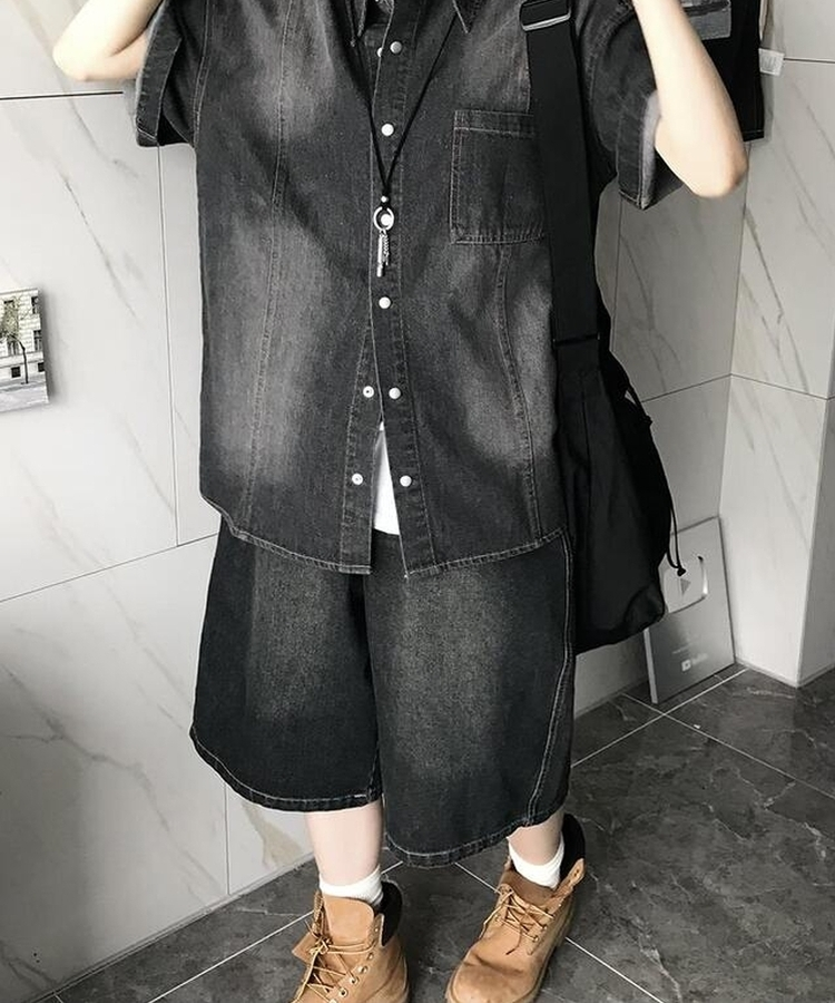 オードウォッシングパンツ BLACK DENIM