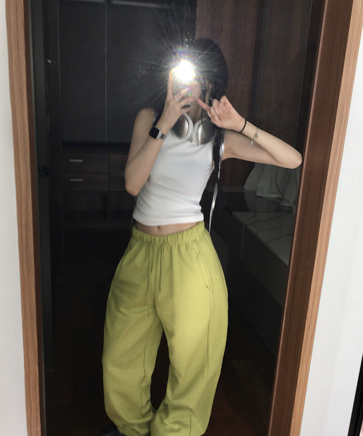 ノースリーブ ラウンドキャミソール(6color) IVORY