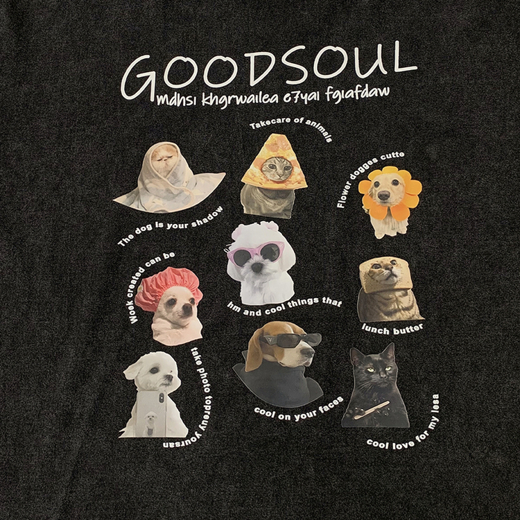 半袖Tシャツ キャットラウンド半袖Tシャツ