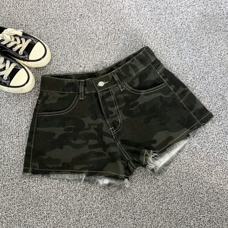 ショートパンツ ミリタリーストリートホットパンツ