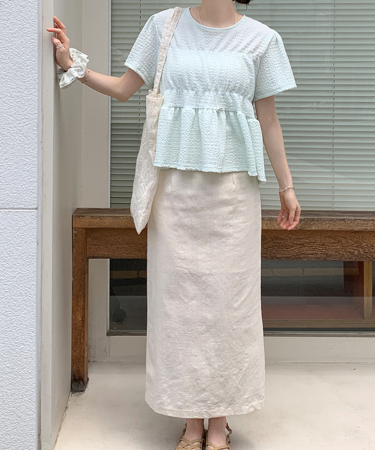 ブラウス ティアードブラウス MINT