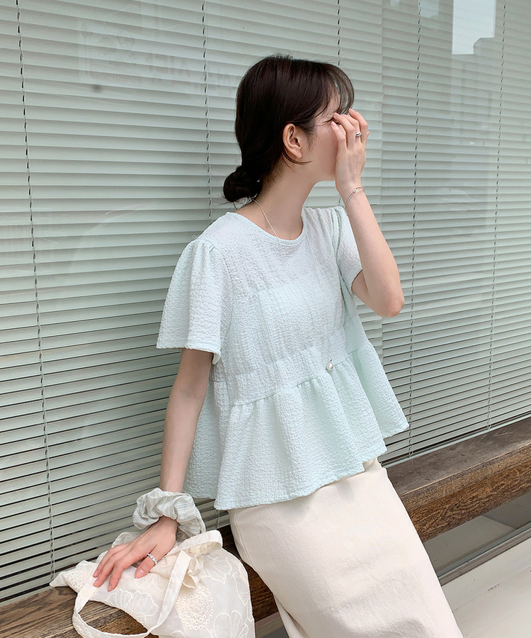 ブラウス ティアードブラウス MINT