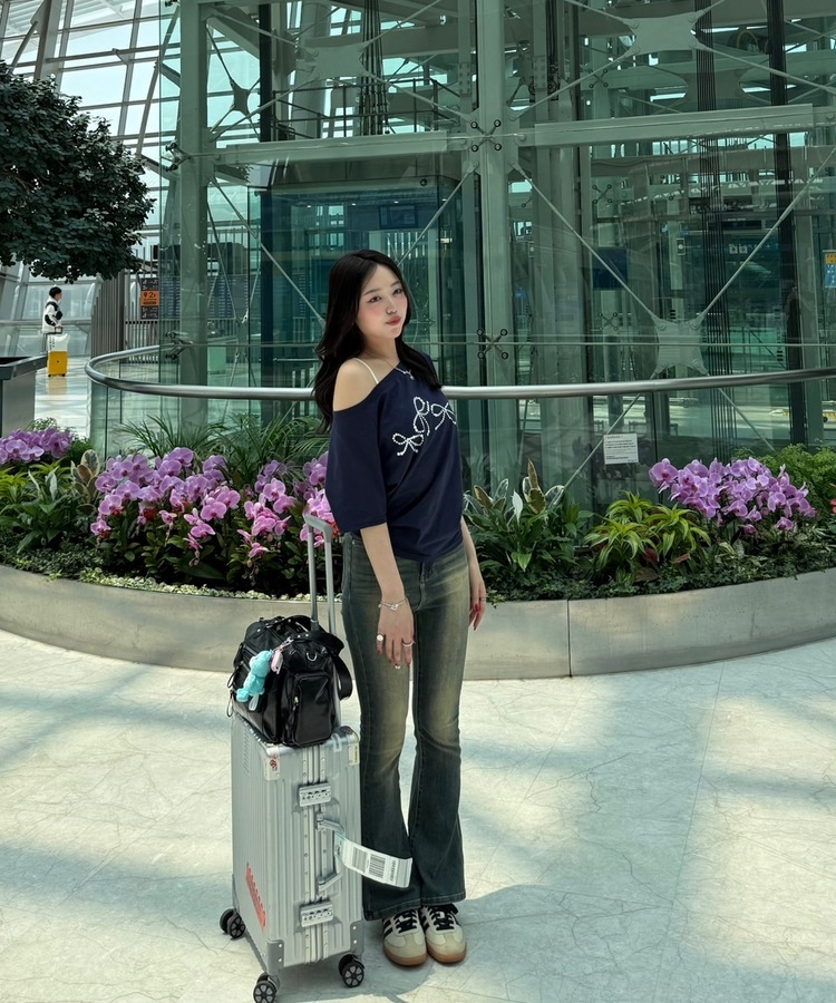 【単独パンツ❤️特価】ブーツカットデニムパンツ BLUE