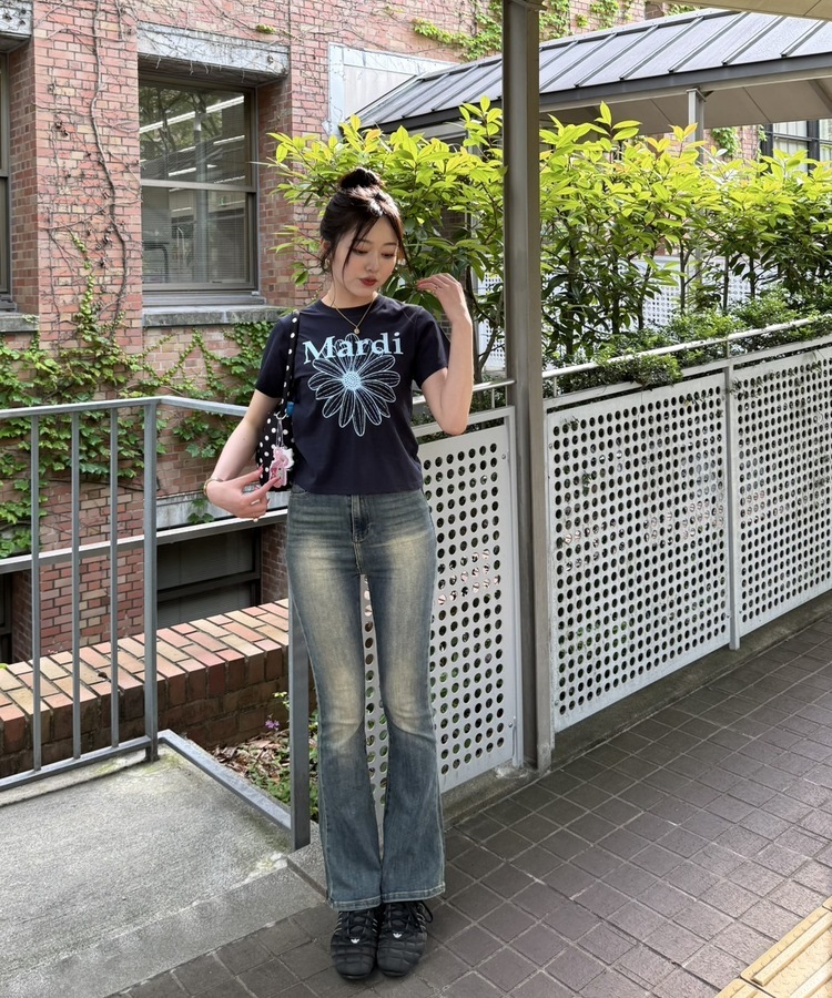 【単独パンツ❤️特価】ブーツカットデニムパンツ BLUE