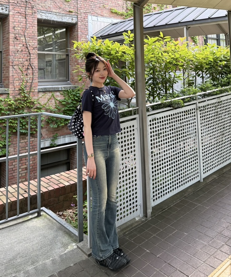 【単独パンツ❤️特価】ブーツカットデニムパンツ BLUE