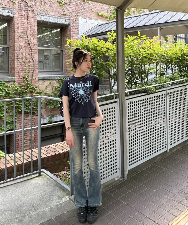 【単独パンツ❤️特価】ブーツカットデニムパンツ BLUE