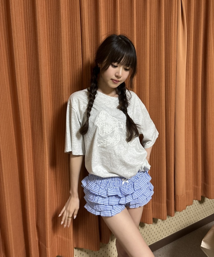 and per se アンパスィ　パンツ　総柄　ブラウン　Mサイズ and per se アンパスィ パンツ 総柄 ブラウン Mサイズ and per se