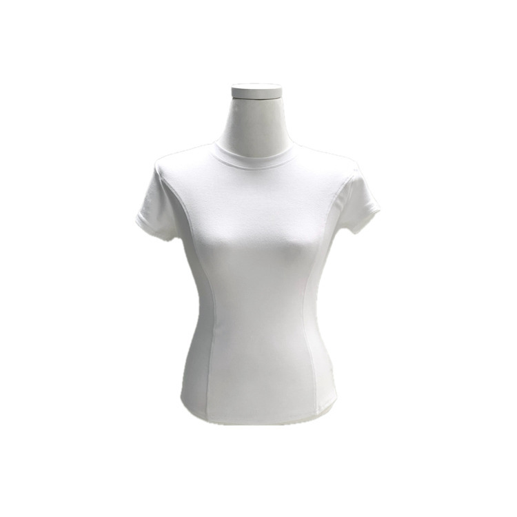 半袖Tシャツ ピンタックスリム半袖Tシャツ