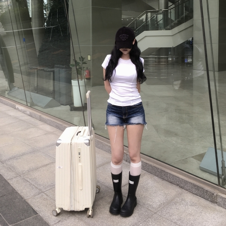 ショートパンツ ディープブルーショートデニムパンツ DEEP DENIM