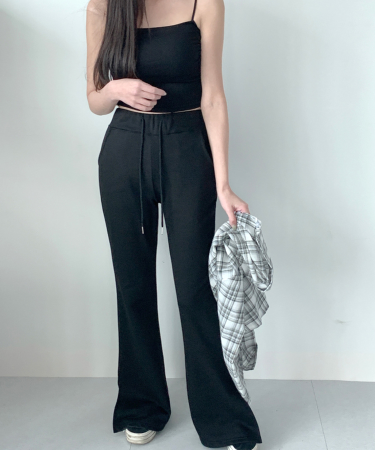 シャツ 【丈別】チェリーチェックシャツ BLACK