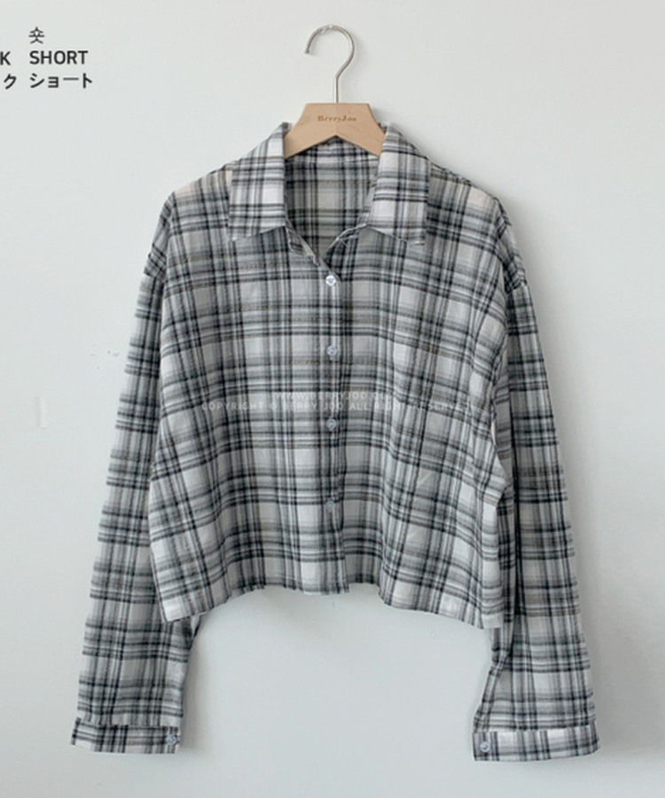 シャツ 【丈別】チェリーチェックシャツ