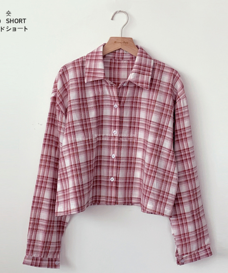 シャツ 【丈別】チェリーチェックシャツ