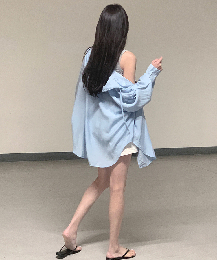 シャツ デローズフードシャツ SKYBLUE
