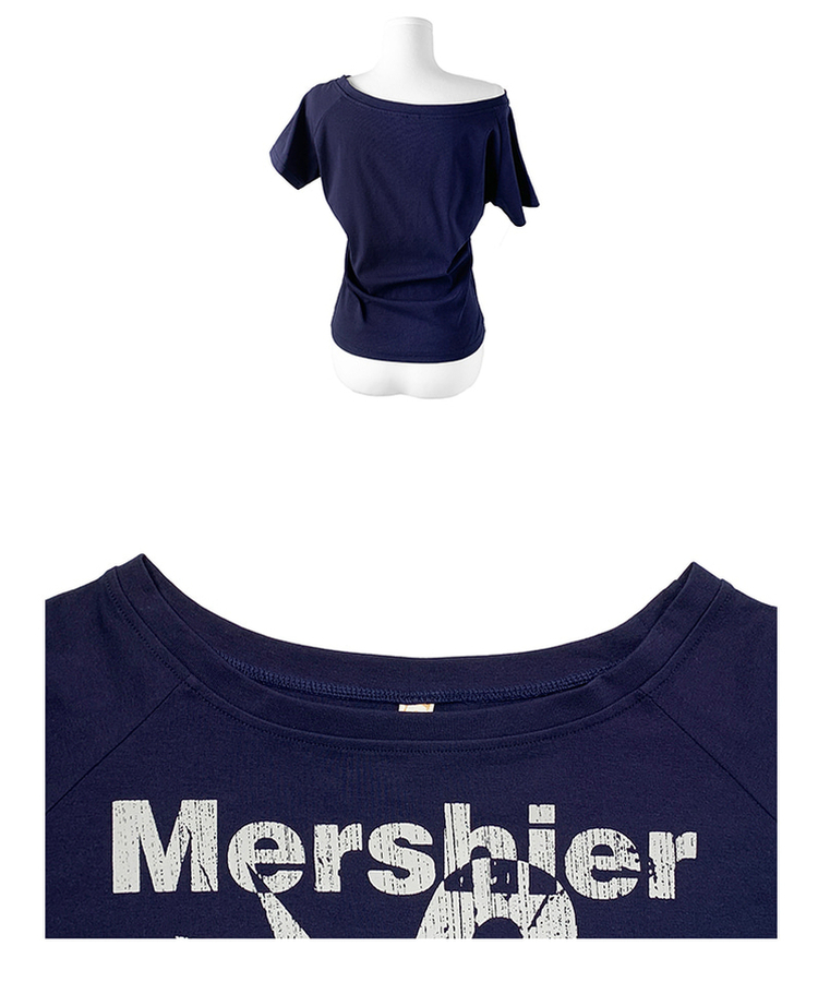 レタリングナンバー半袖Tシャツ