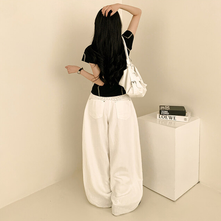 半袖Tシャツ 24プリンティングスリムクロップ半袖Tシャツ BLACK