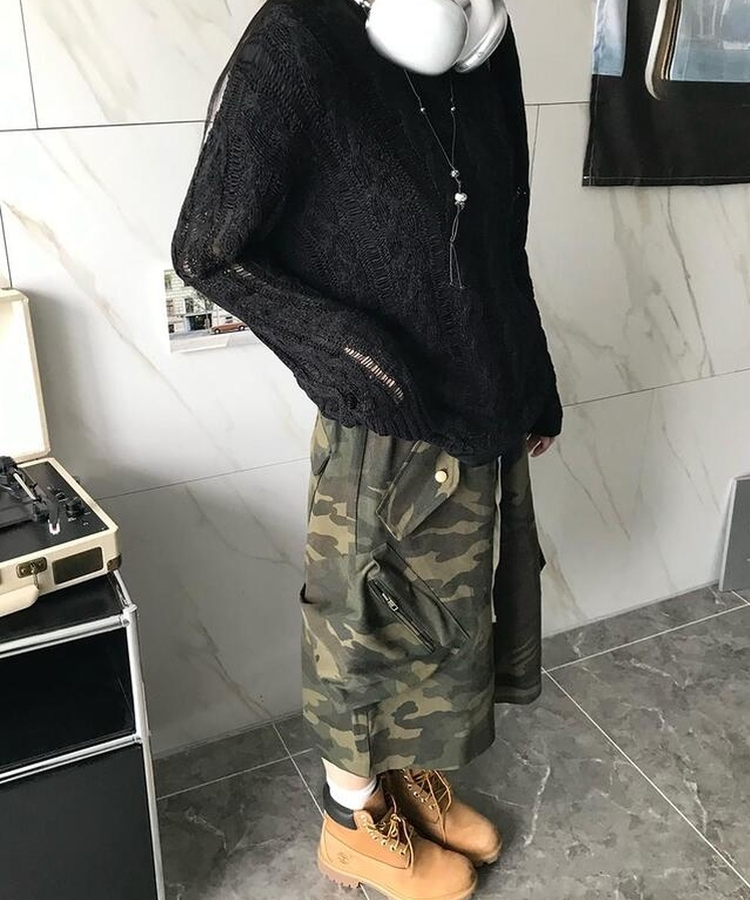 ショートパンツ カーゴバミューダパンツ KHAKI