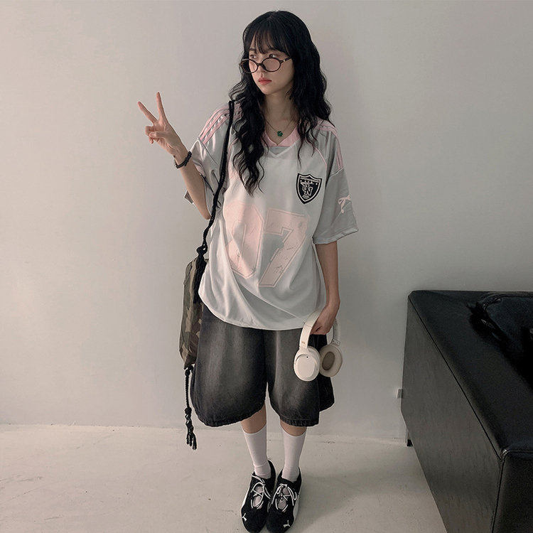 半袖Tシャツ トラックライン半袖Tシャツ SILVER