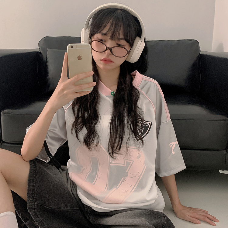 半袖Tシャツ トラックライン半袖Tシャツ SILVER