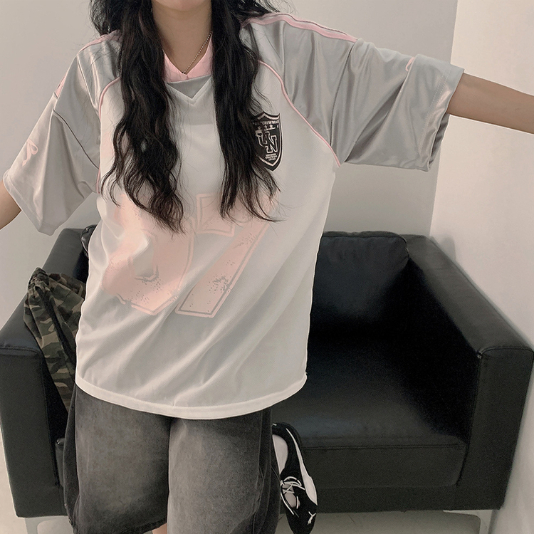 半袖Tシャツ トラックライン半袖Tシャツ SILVER