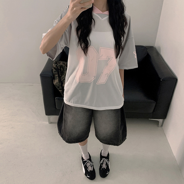 半袖Tシャツ トラックライン半袖Tシャツ SILVER