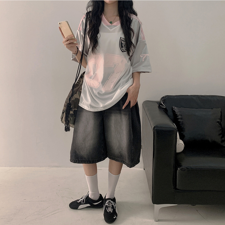 半袖Tシャツ トラックライン半袖Tシャツ SILVER
