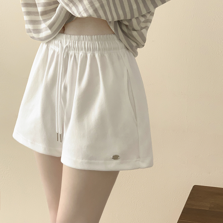 3分丈ペンダントワイドトレーニングパンツ(6color) WHITE