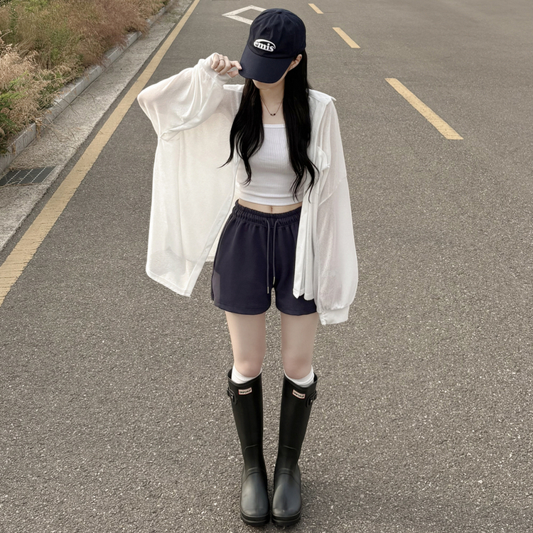 3分丈ペンダントワイドトレーニングパンツ(6color) DARK NAVY