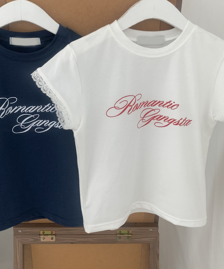 レースミニ半袖Tシャツ
