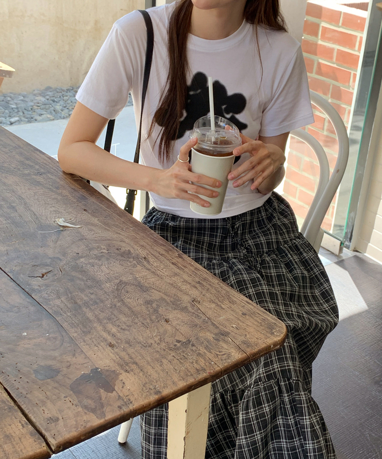 半袖Tシャツ フラワー半袖Tシャツ IVORY