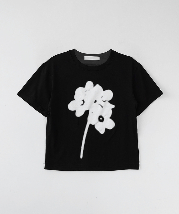 半袖Tシャツ フラワー半袖Tシャツ