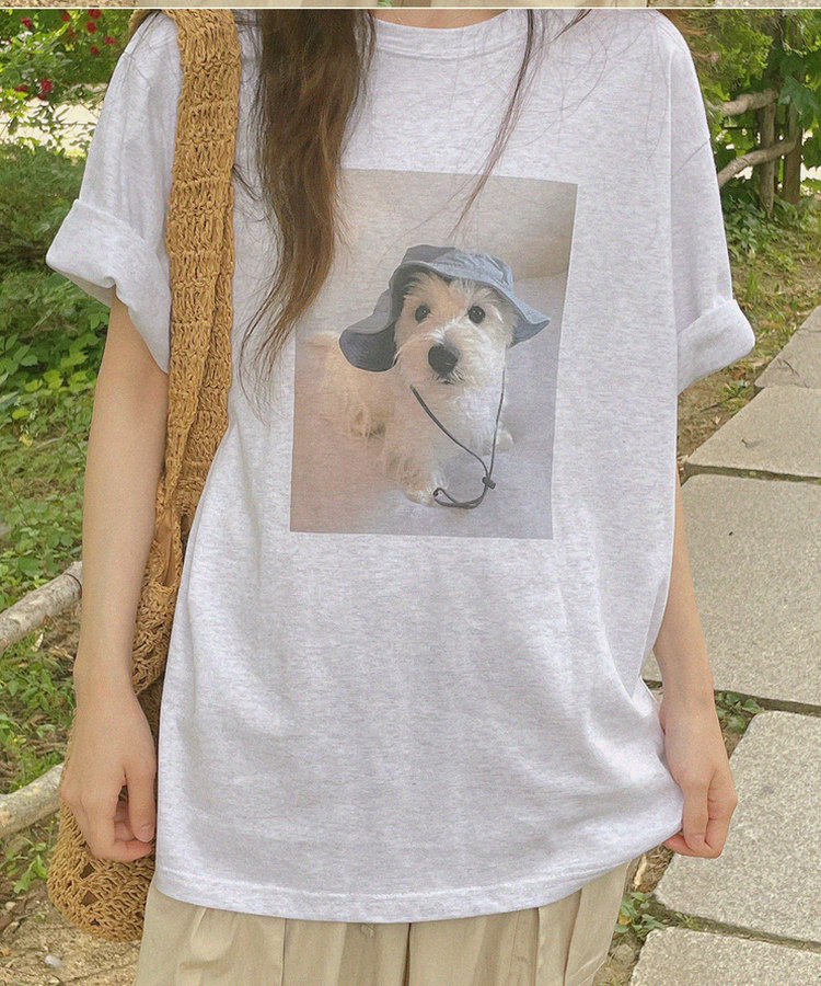 半袖Tシャツ バケットドッグ半袖Tシャツ MELANGE