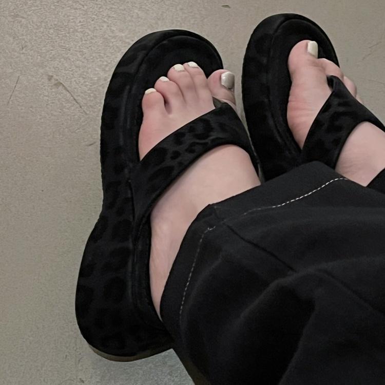 レオパード柄厚底サンダル｜サンダル・スリッパー・ブーツ｜韓国