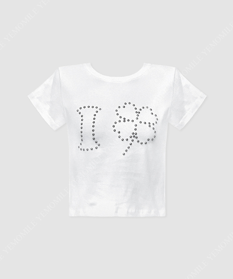 半袖Tシャツ クロップ半袖Tシャツ