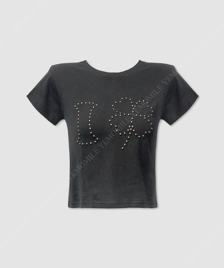 半袖Tシャツ クロップ半袖Tシャツ