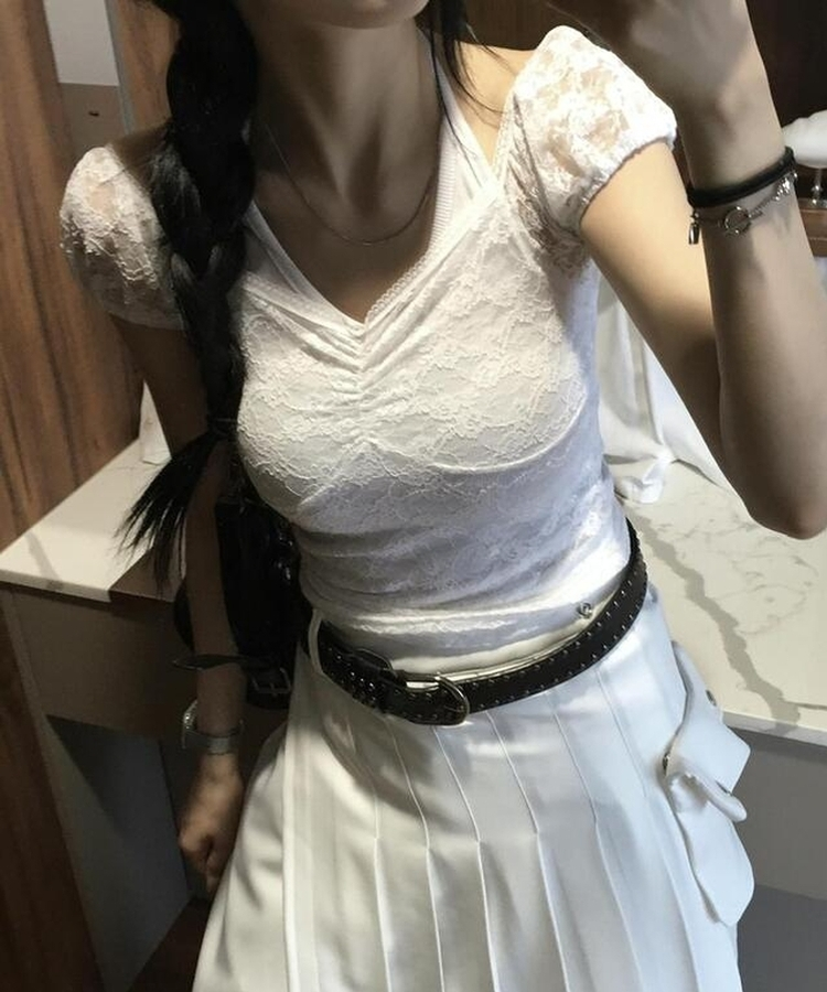 ノースリーブ サンデーホールターキャミソール(5color) WHITE