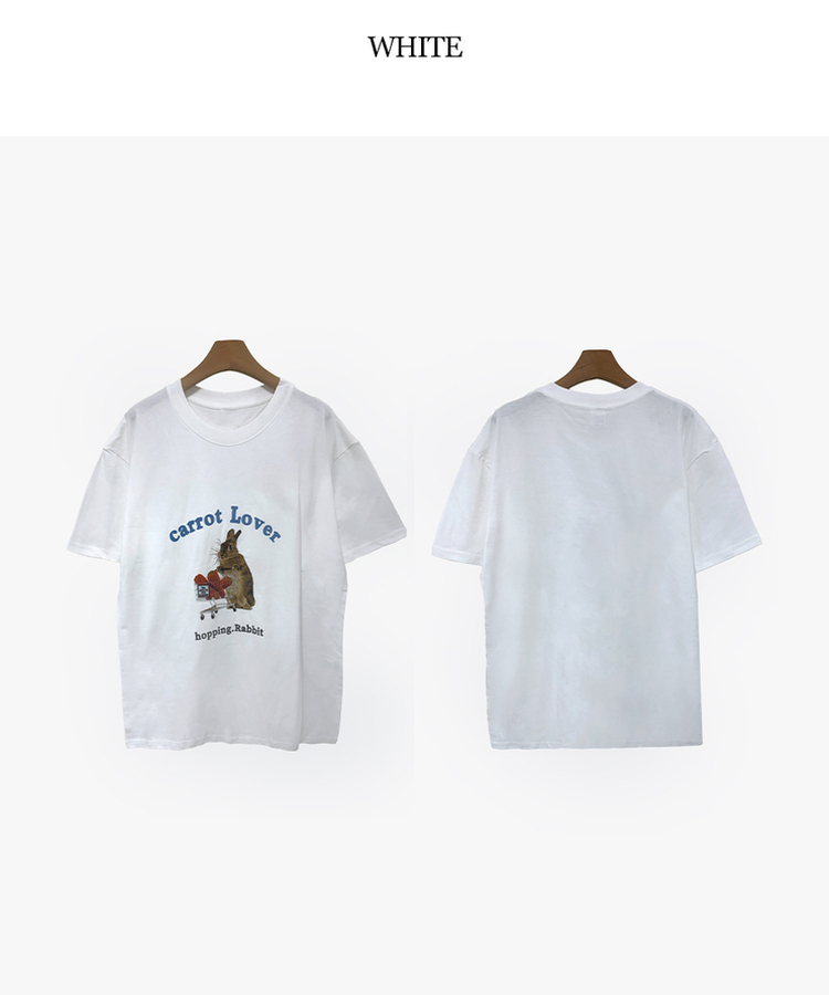 半袖Tシャツ キャロットバニーTシャツ