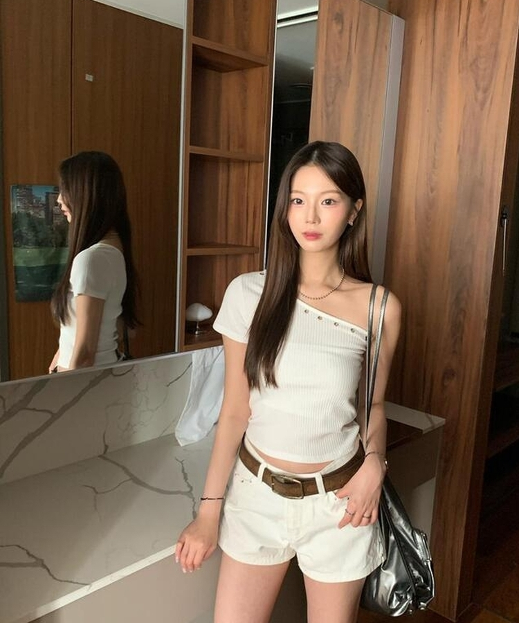 半袖Tシャツ エリオットアンバランスTシャツ WHITE