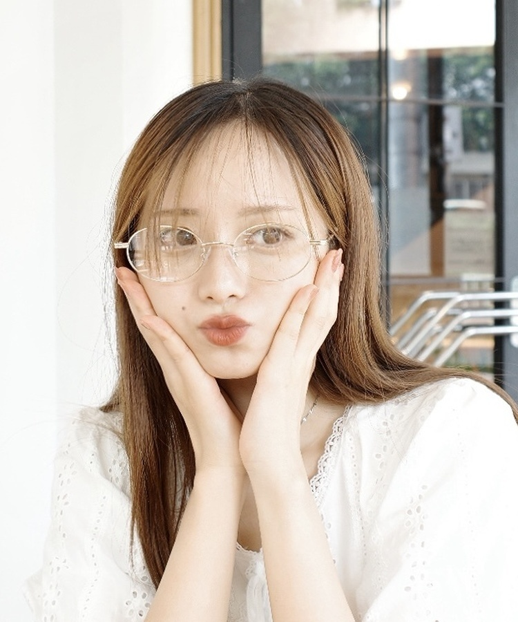 메탈 프레임 안경 골드