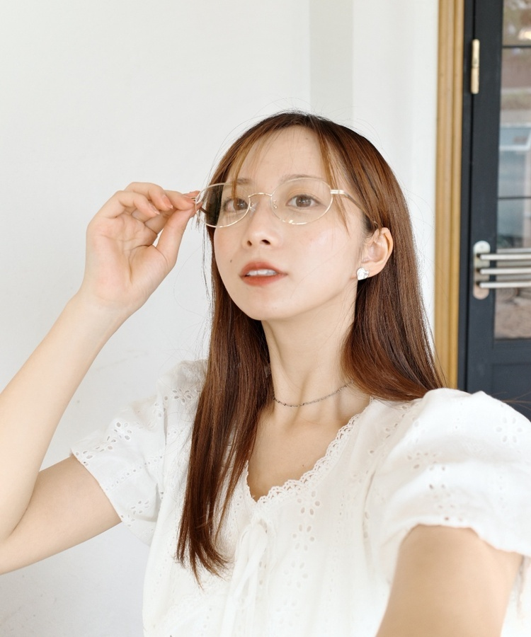 메탈 프레임 안경 골드