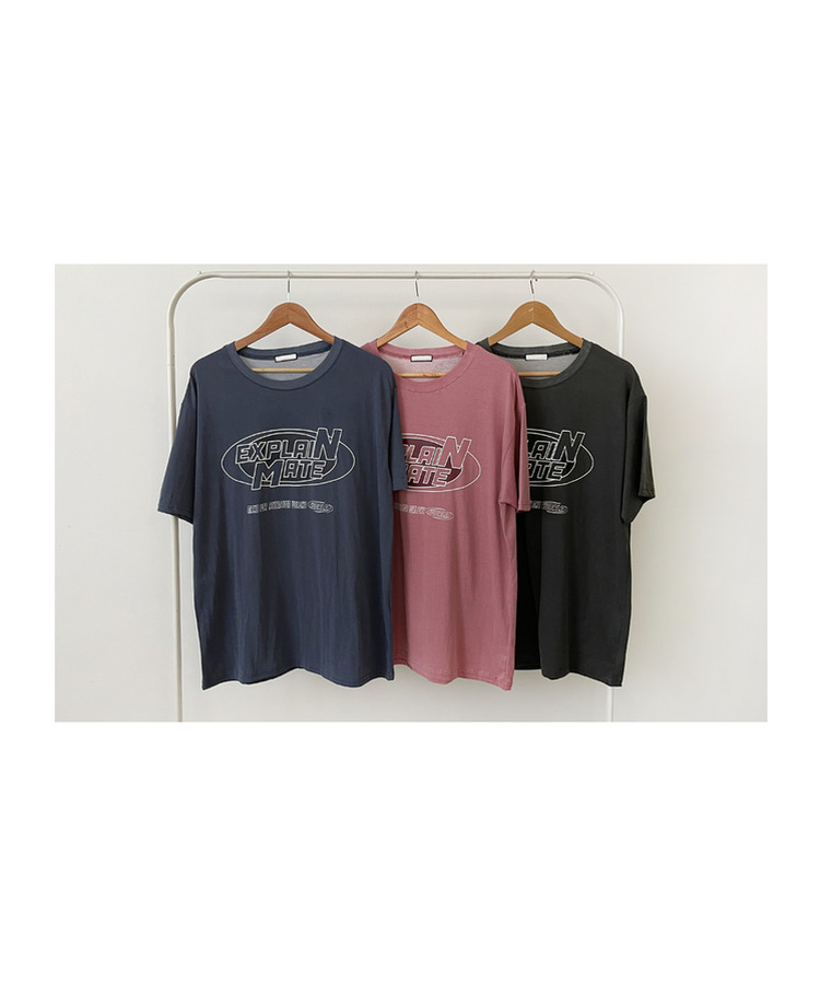 ピグメントオーバー半袖Tシャツ