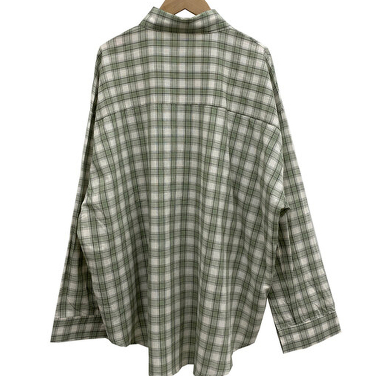 루즈핏 체크 셔츠남방 3color