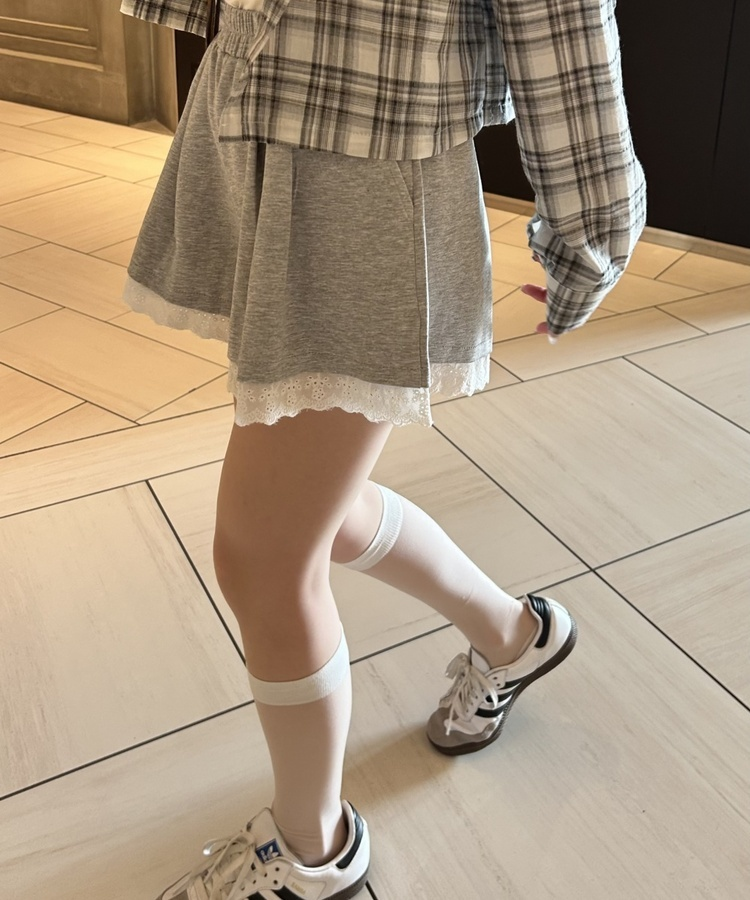 レースショートパンツ