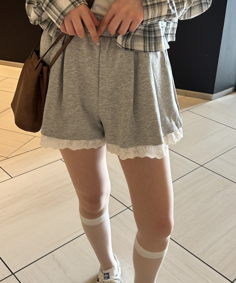 レースショートパンツ