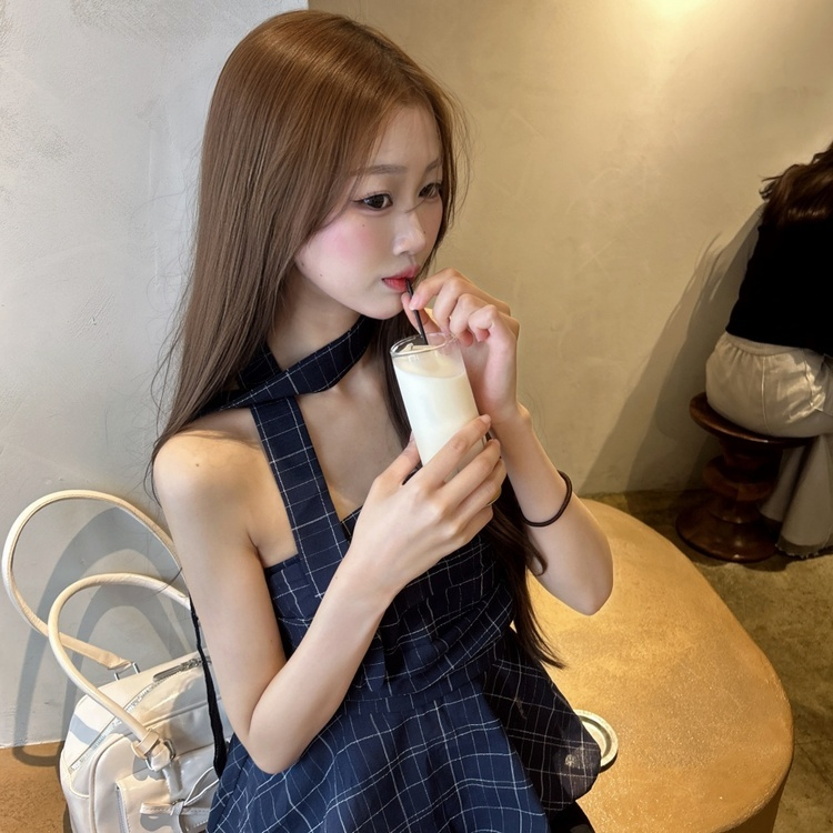 シャツ タイ付きチューブトップ