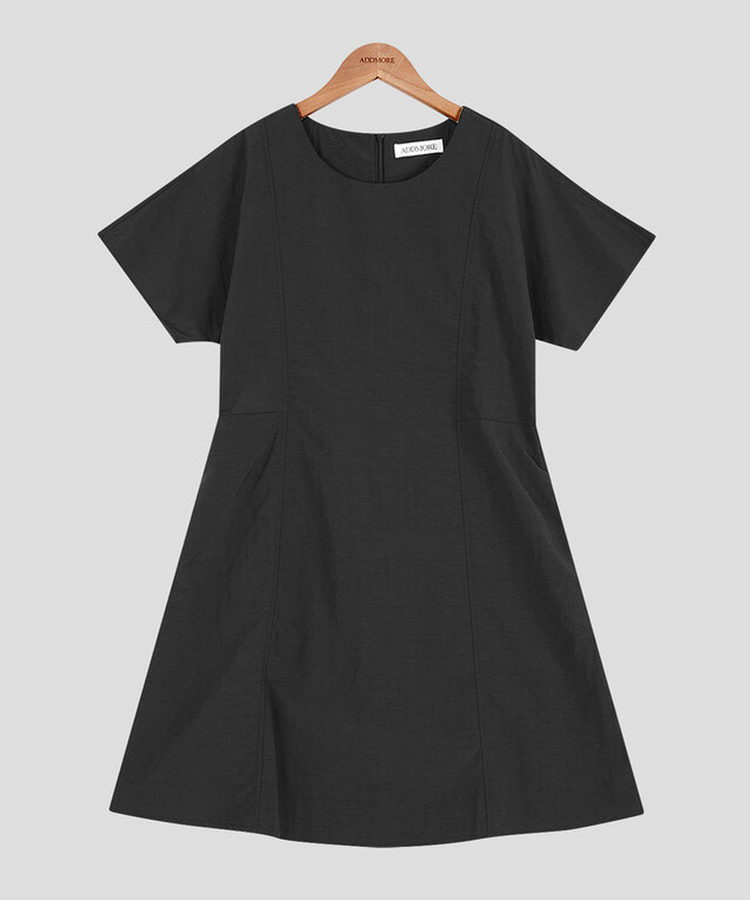 ロングワンピース 【丈別】ナイロンストラップ半袖ワンピース